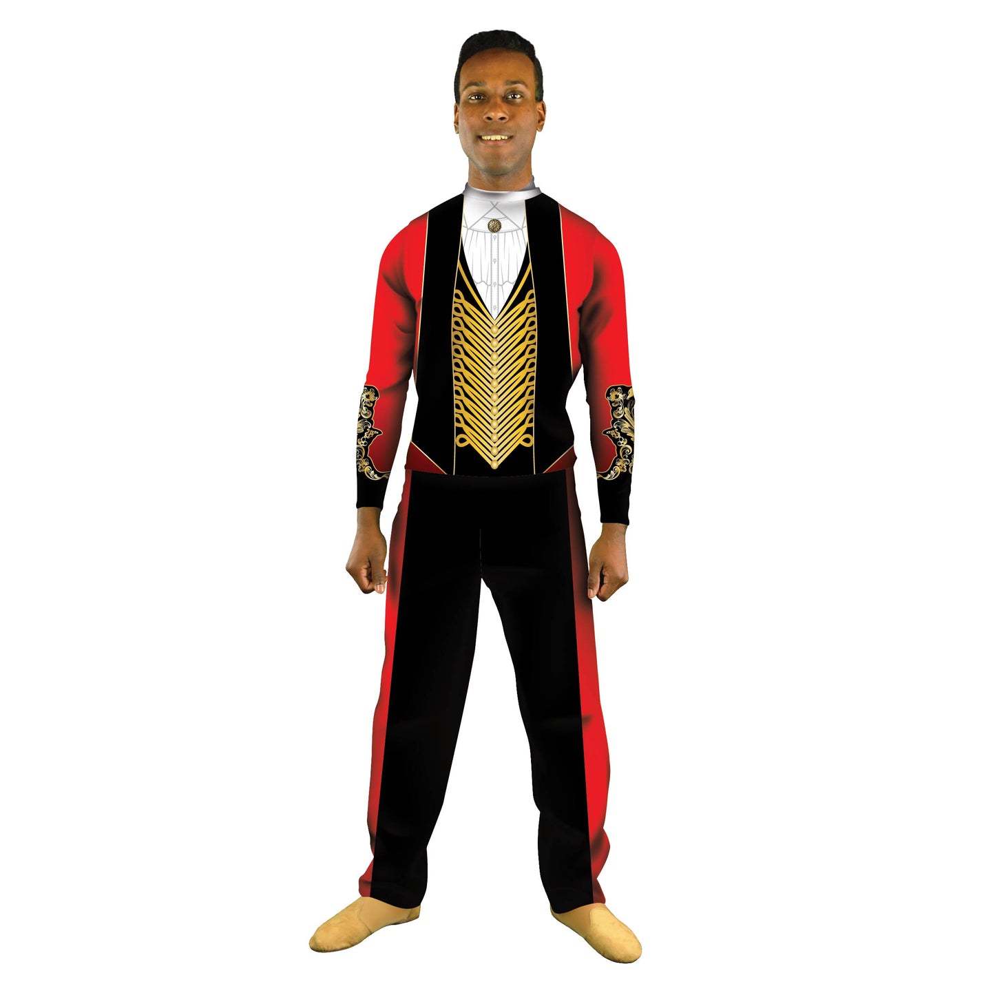 Photo of man in fancy red suit costume. Top Theatre Theater Storybook Showman Ring Leader Red Pop-Culture Play Pant Magician Greatest  Showman Featured Fancy Fair Explore elegant Circus Carnival