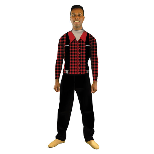 Photo of man wearing lumberjack clothing. Top Timber Red Paul Bunyan Pant Mountains Lumberjack Logging Explore Characters American America