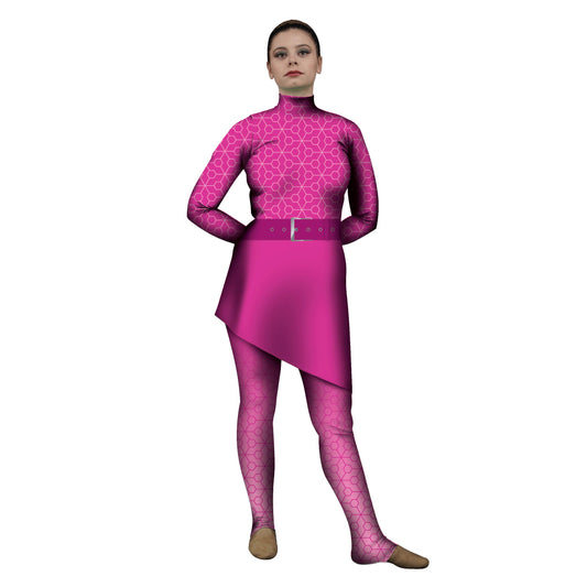 Photo of woman wearing purple groovy costume. TV Tunic Totally Spy Spies Psychedelic Pink Neon Mock Clothing Leggings Groovy film Explore Espionage Colorful Characters Character Cartoon Bright