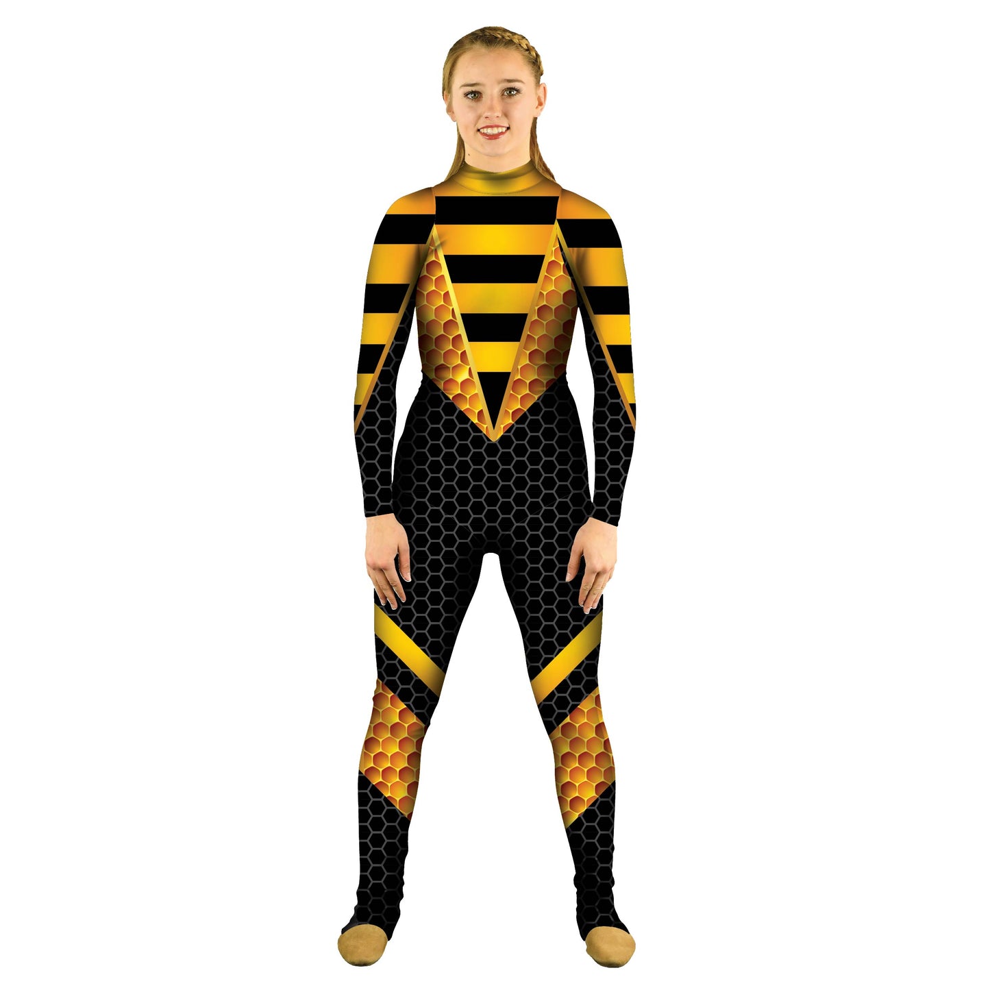 Photo of woman in a bee costume. Yellow Jacket Yellow Unitard Swarm Sci-Fi Insect Hornet Flower Explore Bug Bee Abstracts AbstractYellow Jacket Yellow Unitard Swarm Sci-Fi Insect Hornet Flower Explore Bug Bee Abstracts Abstract