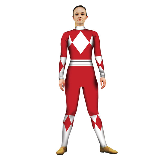 Photo of woman in power rangers costume. Yellow TV Toys Toy Super Sleeved Red Rangers Ranger Power Pop-Culture Pink Morphin Mighty Kids Hero Green Featured Explore Cosplay Blue Black Action